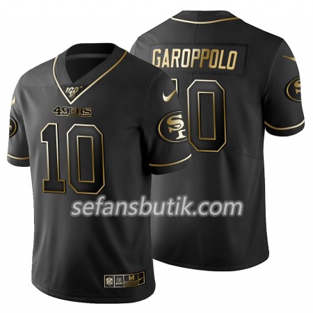 San Francisco 49ers Tröjor Jimmy Garoppolo 10 Nike Svart Golden Edition - Herr San Francisco 49ers Tröjor Jimmy Garoppolo 10 Nike Svart Golden Edition - Herr
